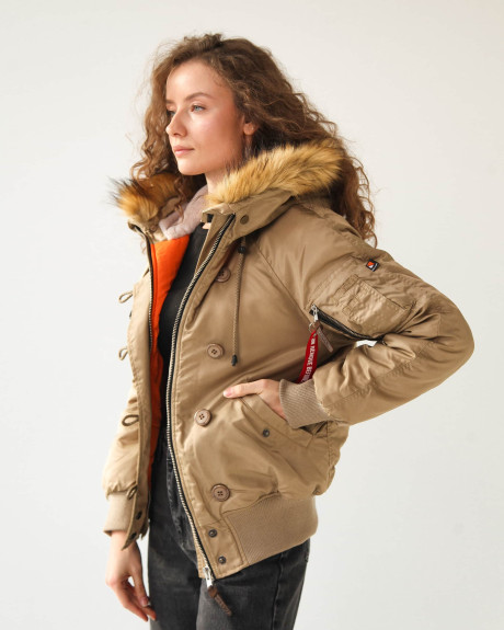 Жіноча аляска N-2B пісок