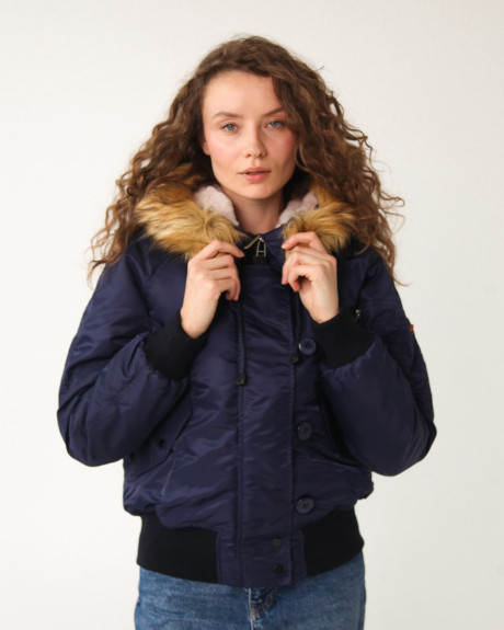 Жіноча аляска N-2B синя