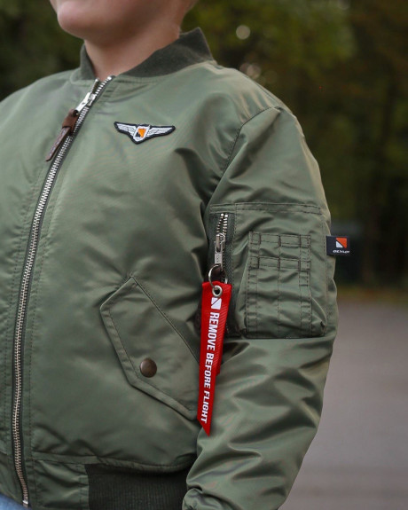 Бомбер MA-1 хлопчачий хакі