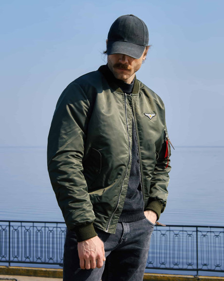 Бомбер MA-1 хакі