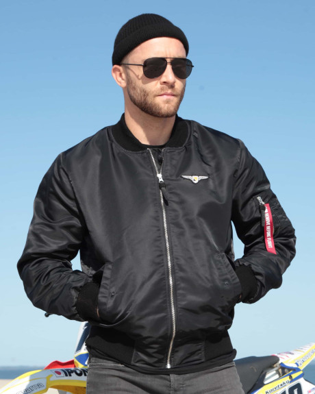 Бомбер MA-1 чорний