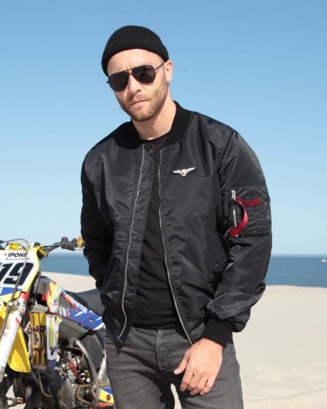 Бомбер MA-1 чорний