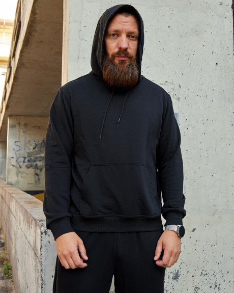 Худі чорний базовий