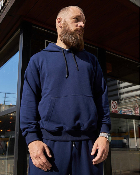 Худі синій базовий