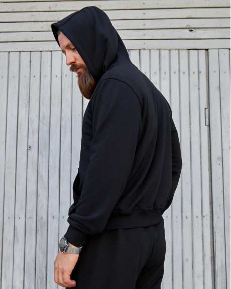 Худі чорний з принтом 114 БрТА Худі чорний з принтом 114 БрТА