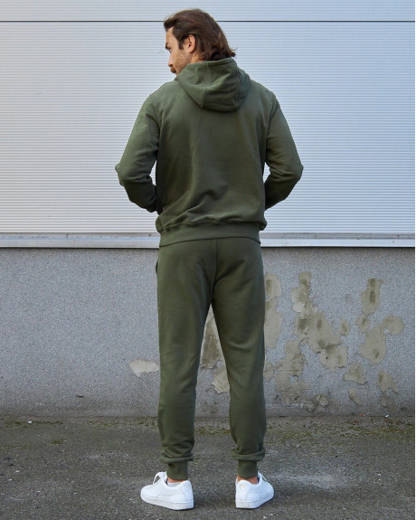 Худі хакі з принтом Remove Before Flight