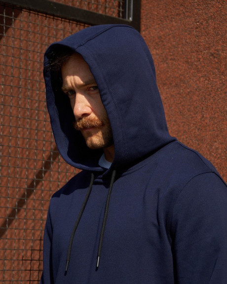 Худі синій з принтом 299 БрТА Худі синій з принтом 299 БрТА