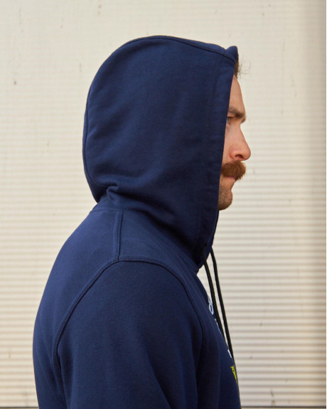 Худі синій з принтом 831 БрТА