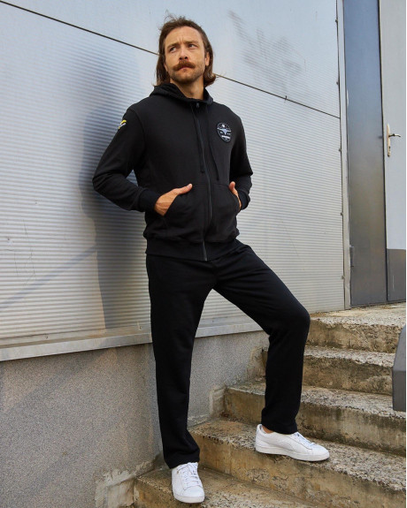 Худі на блискавці чорний з нашивками 831 БрТА Худі на блискавці чорний з нашивками 831 БрТА