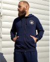 Худі на блискавці синій з нашивками 7 БрТА