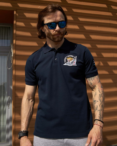 Поло синє з нашивками 40 БрТА