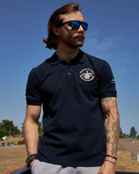 Поло синє з нашивками 7 БрТА