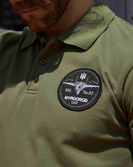 Поло хакі з нашивками 831 БрТА