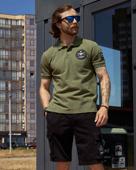 Поло хакі з нашивками 7 БрТА