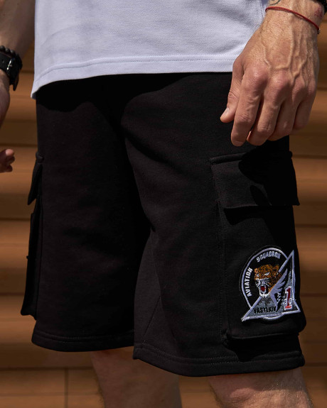 Шорти чорні з нашивками 40 БрТА