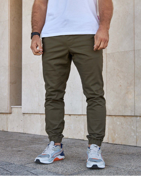 Штани джогери хакі