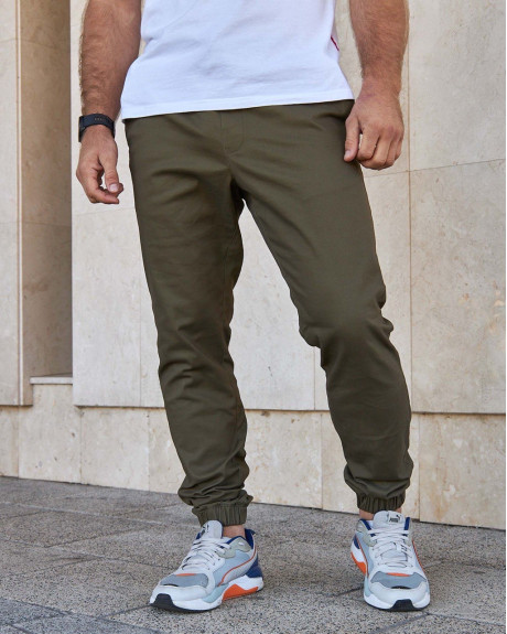 Штани джогери хакі