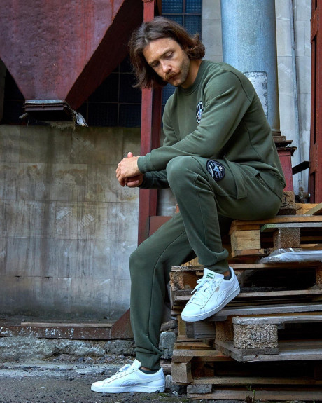 Світшот хакі з нашивками 7 БрТА