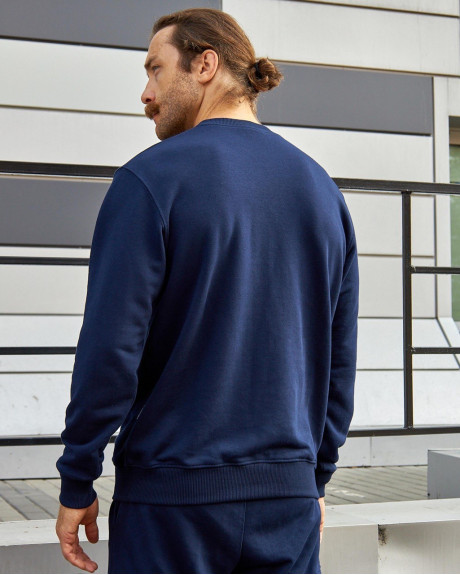 Світшот синій з нашивками 831 БрТА Світшот синій з нашивками 831 БрТА