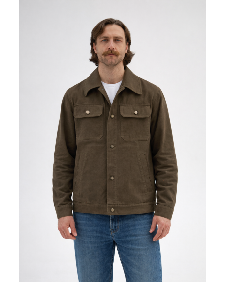 Жакет сорочкового типу хакі