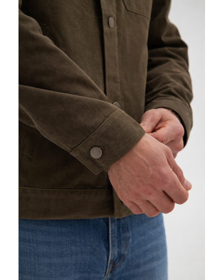 Жакет сорочкового типу хакі